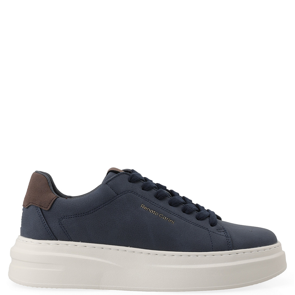 RENATO GARINI</br>Renato Garini DAVEB-018 Ανδρικά Sneakers Μπλε/Καφέ Nubuck