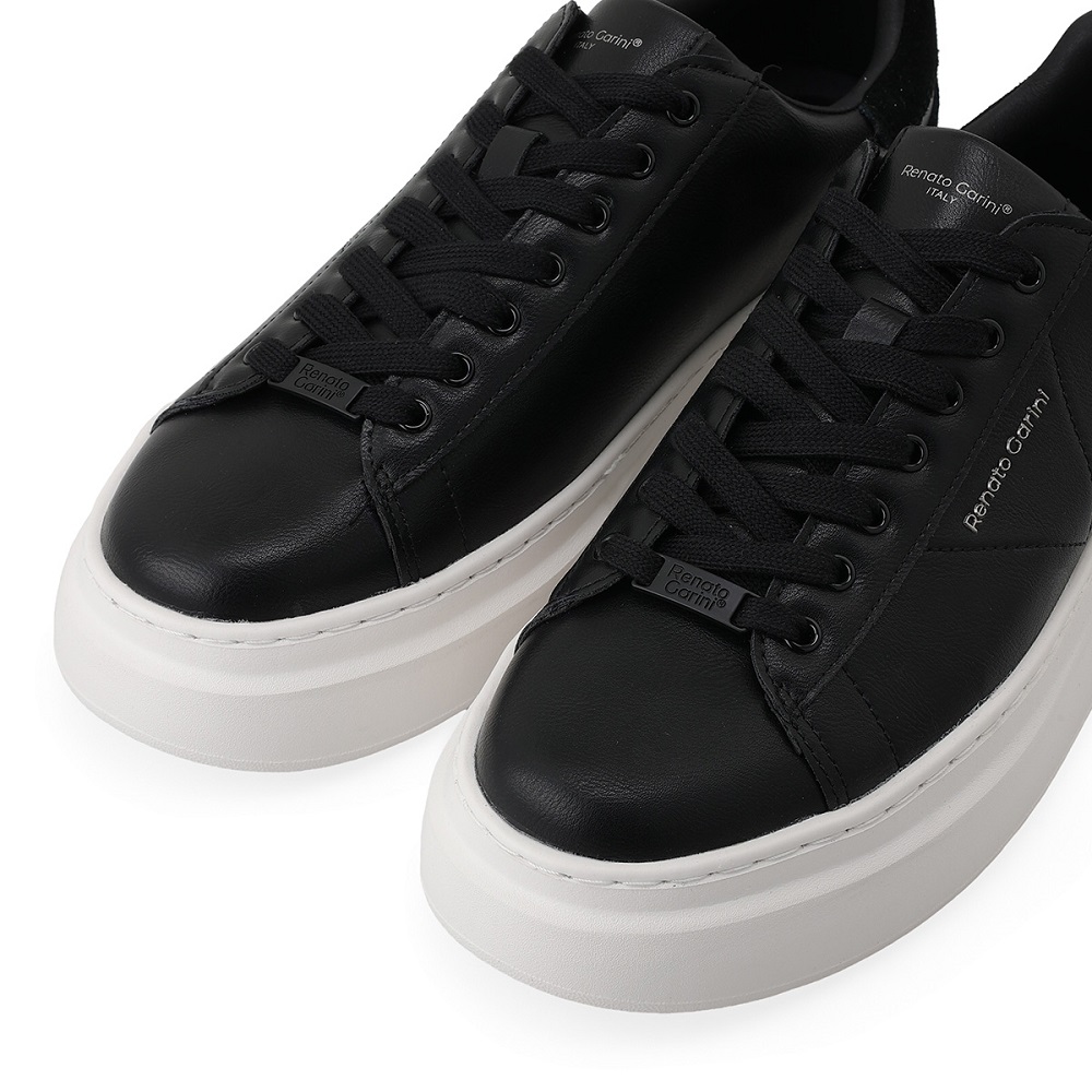 RENATO GARINI</br>Renato Garini DAVEB-1WM Ανδρικά Sneakers Μαύρο/Μαύρο Καστόρι