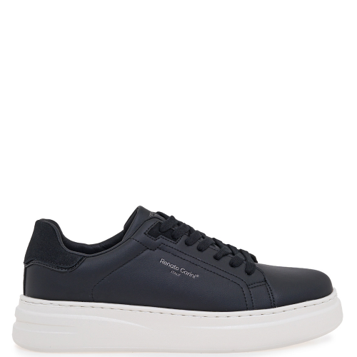 Renato Garini DAVES-711 Ανδρικά Sneakers Μαύρο Ματ/Μαύρο Καστόρι  Renato Garini DAVES-711 Ανδρικά Sneakers Μαύρο Ματ/Μαύρο Καστόρι