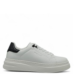 RENATO GARINI</br>Renato Garini DAVES-711 Ανδρικά Sneakers Λευκό/Μαύρο Κροκό