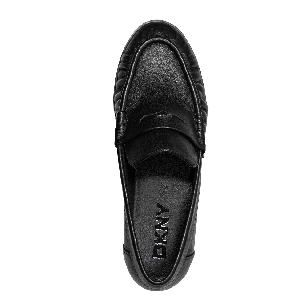 DKNY</br>DKNY DAWES K3651503-BLK Γυναικεία Loafers Μαύρο Δέρμα DKNY</br>DKNY DAWES K3651503-BLK Γυναικεία Loafers Μαύρο Δέρμα