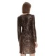 DKNY</br>Γυναικείο Φόρεμα Καφέ DD3HZ942-CPJ DKNY DKNY</br>Γυναικείο Φόρεμα Καφέ DD3HZ942-CPJ DKNY