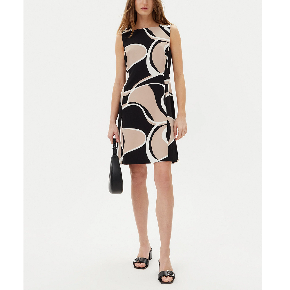 DKNY</br>Γυναικείο Φόρεμα Μπεζ/Μαύρο DD5N3H47-M05 DKNY DKNY</br>Γυναικείο Φόρεμα Μπεζ/Μαύρο DD5N3H47-M05 DKNY