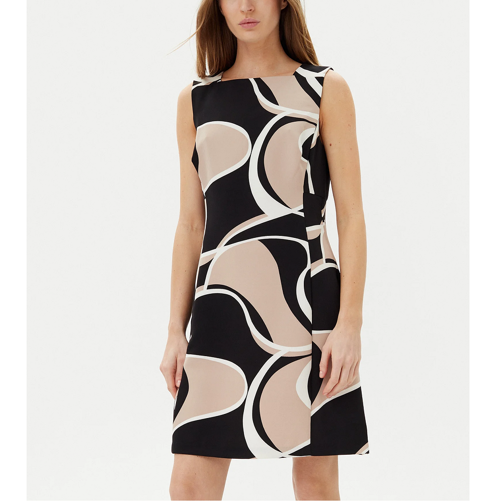 DKNY</br>Γυναικείο Φόρεμα Μπεζ/Μαύρο DD5N3H47-M05 DKNY DKNY</br>Γυναικείο Φόρεμα Μπεζ/Μαύρο DD5N3H47-M05 DKNY