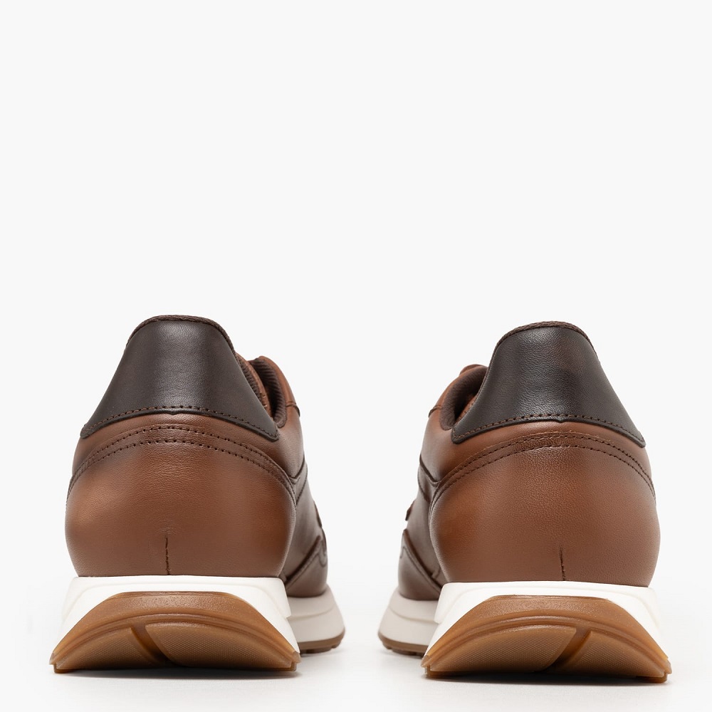 BOSS</br>Boss DE293 BURN Ανδρικά Sneakers Ταμπά Δέρμα