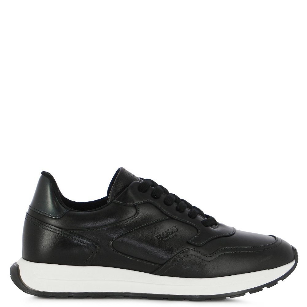 BOSS</br>Boss DE293 GARDA Ανδρικά Sneakers Μαύρο Δέρμα BOSS</br>Boss DE293 GARDA Ανδρικά Sneakers Μαύρο Δέρμα