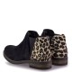 CLARKS</br>Γυναικεία Μποτάκια Μαύρο Suede DEMI BEAT Clarks