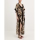 DKNY</br>DKNY DIE6C917-EFN Γυναικείο Καφτάνι Μαύρο Λεοπάρ DKNY</br>DKNY DIE6C917-EFN Γυναικείο Καφτάνι Μαύρο Λεοπάρ