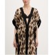 DKNY</br>DKNY DIE6C917-EFN Γυναικείο Καφτάνι Μαύρο Λεοπάρ DKNY</br>DKNY DIE6C917-EFN Γυναικείο Καφτάνι Μαύρο Λεοπάρ
