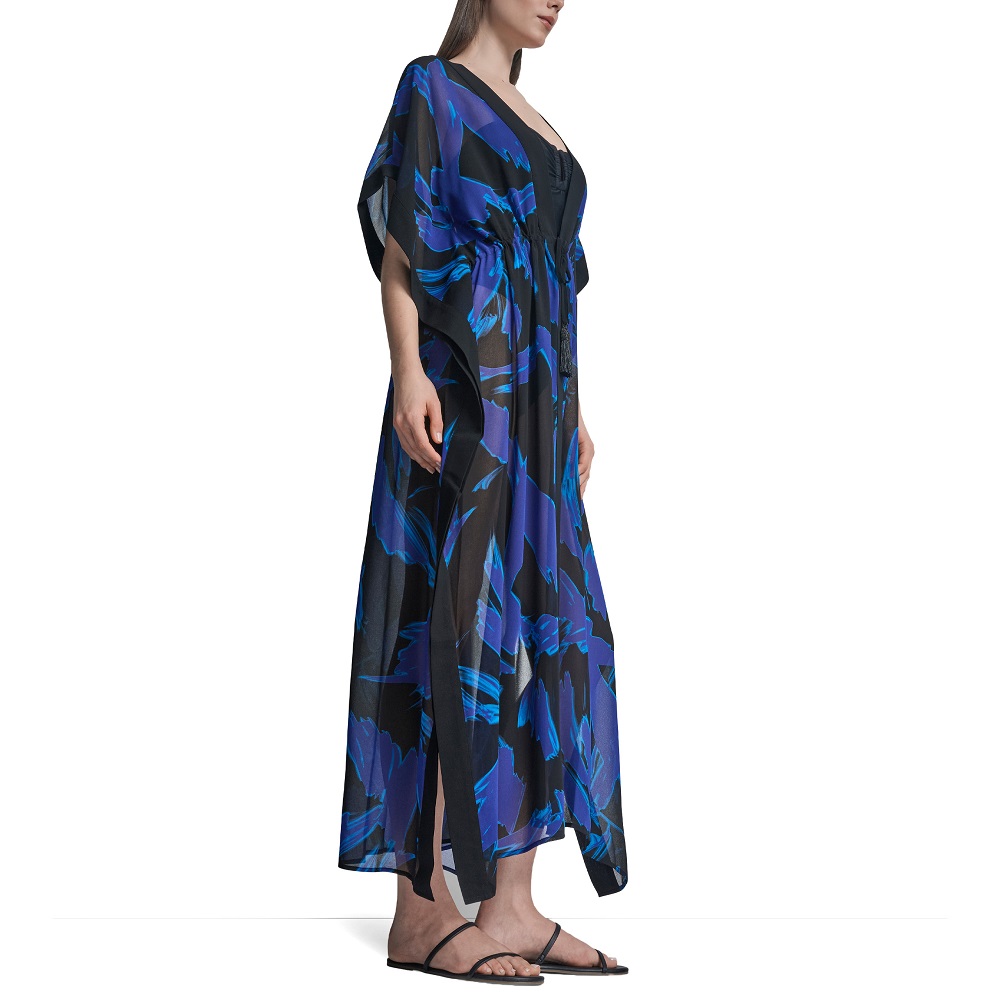 DKNY</br>DKNY DIE6C917-BHS Γυναικείο Καφτάνι Μπλε/Μαύρο DKNY</br>DKNY DIE6C917-BHS Γυναικείο Καφτάνι Μπλε/Μαύρο