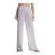 DKNY</br>DKNY DIE6C949-SW9 Γυναικείο Παντελόνι Wide Leg Λευκό DKNY</br>DKNY DIE6C949-SW9 Γυναικείο Παντελόνι Wide Leg Λευκό