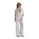 DKNY</br>DKNY DIE6C949-SW9 Γυναικείο Παντελόνι Wide Leg Λευκό DKNY</br>DKNY DIE6C949-SW9 Γυναικείο Παντελόνι Wide Leg Λευκό