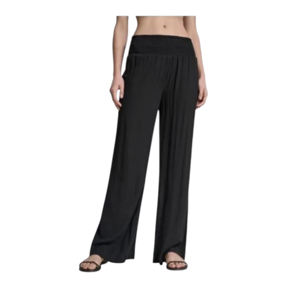 DKNY</br>DKNY DIE6C949-BLK Γυναικείο Παντελόνι Wide Leg Μαύρο DKNY</br>DKNY DIE6C949-BLK Γυναικείο Παντελόνι Wide Leg Μαύρο