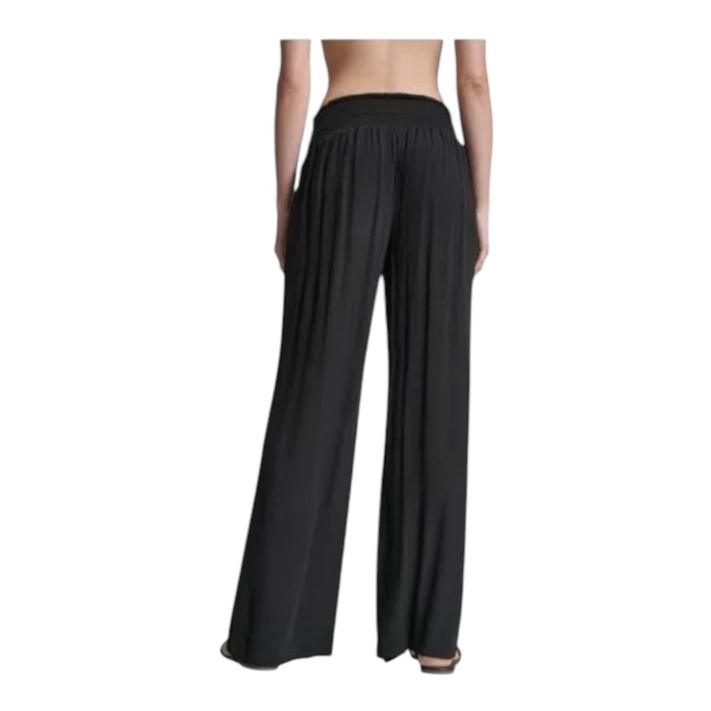 DKNY</br>DKNY DIE6C949-BLK Γυναικείο Παντελόνι Wide Leg Μαύρο DKNY</br>DKNY DIE6C949-BLK Γυναικείο Παντελόνι Wide Leg Μαύρο