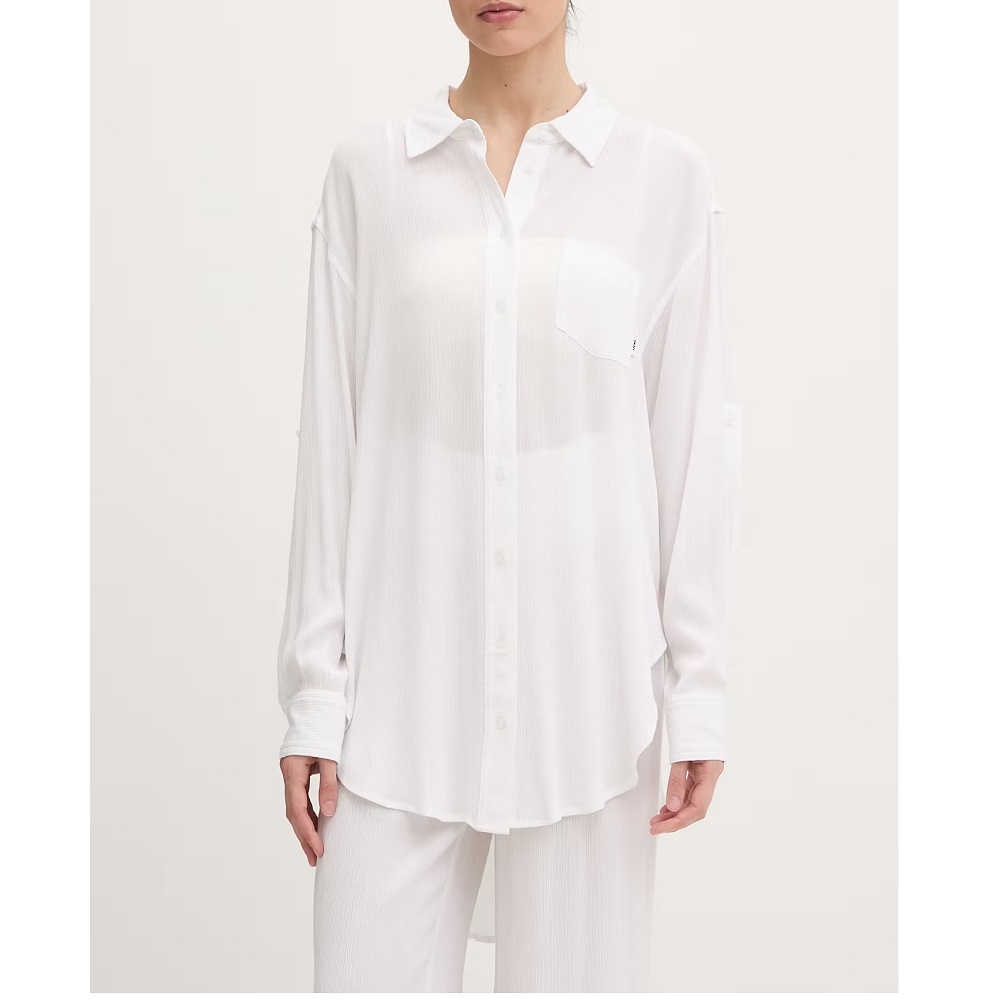 DKNY</br>DKNY DIE6C955-SW9 Γυναικείο Πουκάμισο Παραλίας Λευκό
