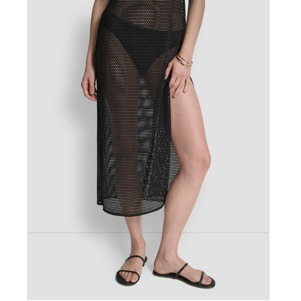 DKNY</br>DKNY DIE6C980-BLK Γυναικείο Καφτάνι Μαύρο DKNY</br>DKNY DIE6C980-BLK Γυναικείο Καφτάνι Μαύρο