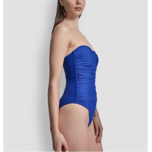 DKNY DIE6M605-MED Γυναικείο Ολόσωμο Μαγιό Γαλάζιο