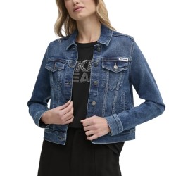 Γυναικείο Μπουφάν Τζιν Μπλε DJ4J6006-F3J DKNY