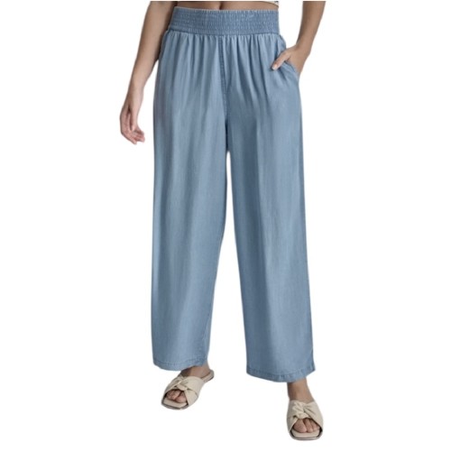 DKNY DJ4P3006-FJZ Γυναικείο Παντελόνι Γαλάζιο