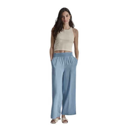 DKNY DJ4P3006-FJZ Γυναικείο Παντελόνι Γαλάζιο