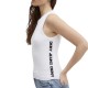DKNY</br>Γυναικεία Μπλούζα Αμάνικη Λευκό/Μαύρο DJ4R0115-IVK DKNY DKNY</br>Γυναικεία Μπλούζα Αμάνικη Λευκό/Μαύρο DJ4R0115-IVK DKNY