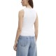 DKNY</br>Γυναικεία Μπλούζα Αμάνικη Λευκό/Μαύρο DJ4R0115-IVK DKNY DKNY</br>Γυναικεία Μπλούζα Αμάνικη Λευκό/Μαύρο DJ4R0115-IVK DKNY