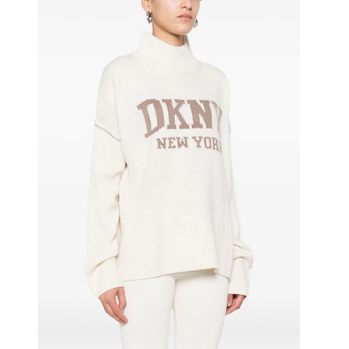 DKNY DJ4R0386-002 Γυναικείο Πουλόβερ Εκρού