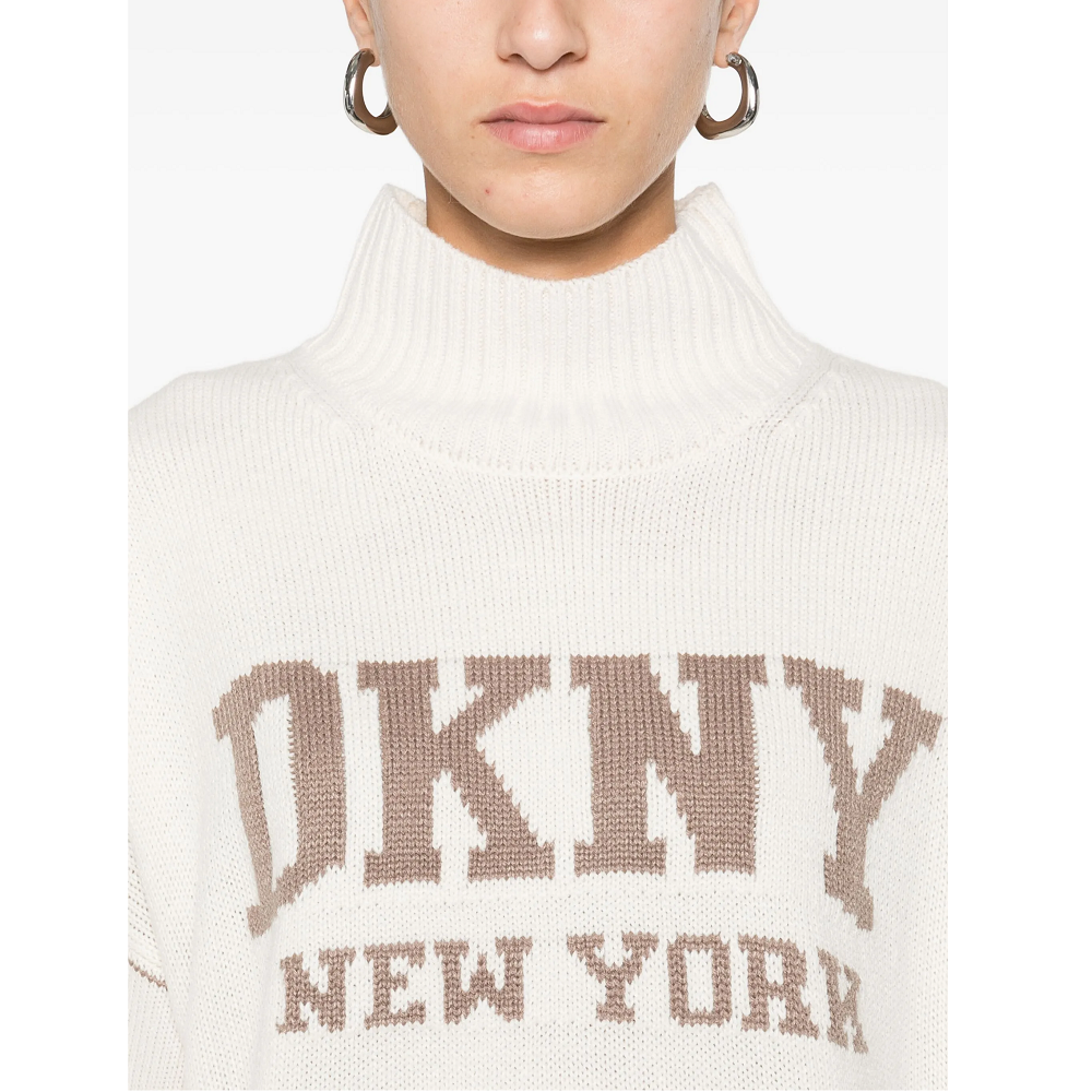 DKNY</br>DKNY DJ4R0386-002 Γυναικείο Πουλόβερ Εκρού DKNY</br>DKNY DJ4R0386-002 Γυναικείο Πουλόβερ Εκρού