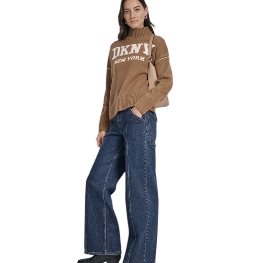 DKNY</br>DKNY DJ4R0386-003 Γυναικείο Πουλόβερ Κάμελ DKNY</br>DKNY DJ4R0386-003 Γυναικείο Πουλόβερ Κάμελ