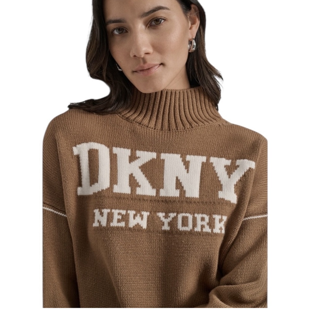 DKNY</br>DKNY DJ4R0386-003 Γυναικείο Πουλόβερ Κάμελ DKNY</br>DKNY DJ4R0386-003 Γυναικείο Πουλόβερ Κάμελ