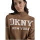 DKNY</br>DKNY DJ4R0386-003 Γυναικείο Πουλόβερ Κάμελ DKNY</br>DKNY DJ4R0386-003 Γυναικείο Πουλόβερ Κάμελ
