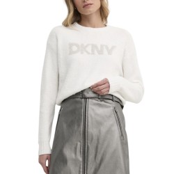 Γυναικείο Πουλόβερ Εκρού/Χρυσό DJ4R0424-IGD DKNY