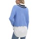 DKNY</br>Γυναικείο Πουλόβερ Γαλάζιο/Μαύρο DJ4R0430-XQL DKNY DKNY</br>Γυναικείο Πουλόβερ Γαλάζιο/Μαύρο DJ4R0430-XQL DKNY