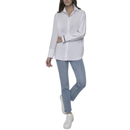 Γυναικείο Πουκάμισο Λευκό DJ4W2095-WHB DKNY Γυναικείο Πουκάμισο Λευκό DJ4W2095-WHB DKNY