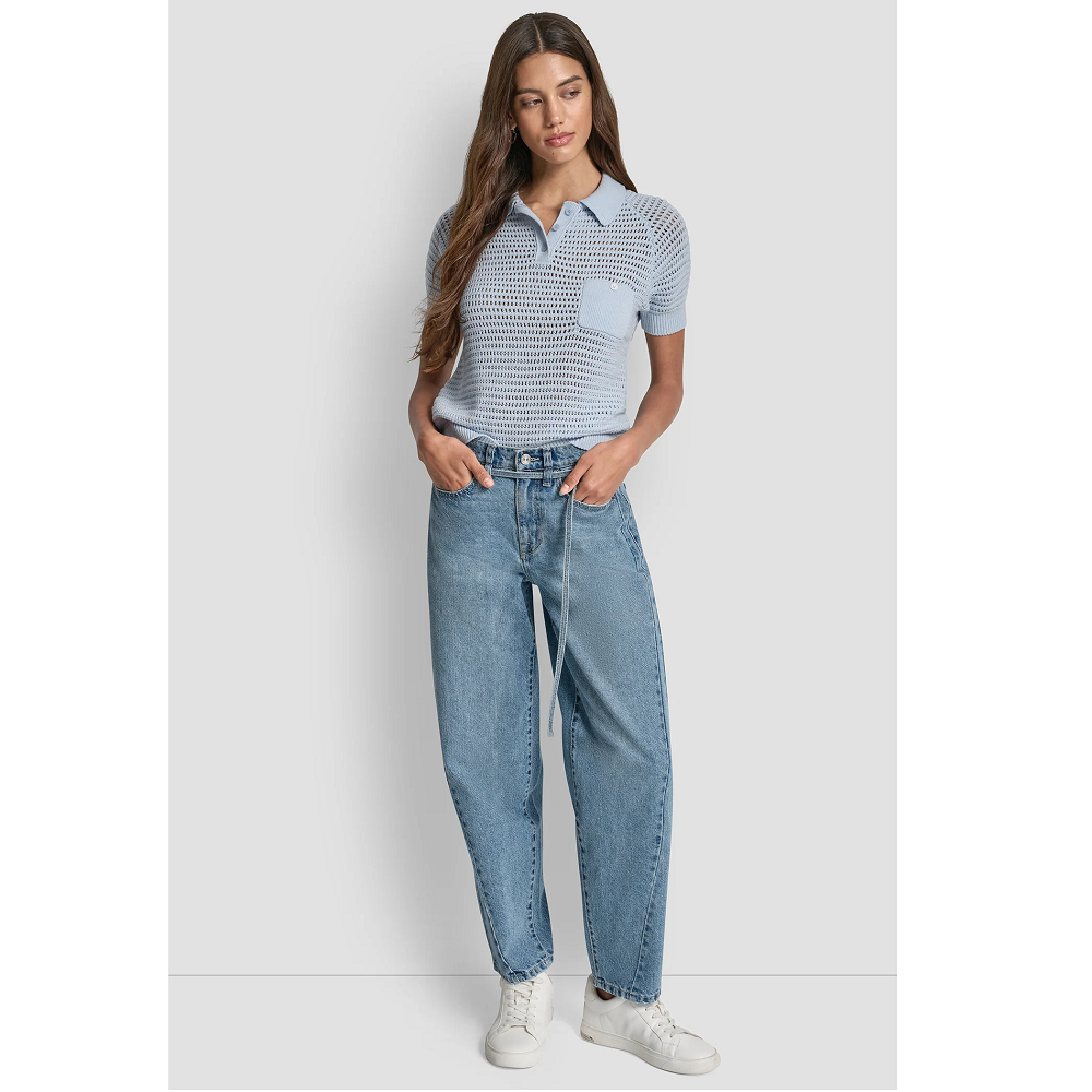 DKNY</br>DKNY DJ5B4149-Y21 Γυναικείο Παντελόνι Τζιν Μπλε