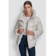 DKNY</br>DKNY DJ5J6113-I2I Γυναικείο Μπουφάν Εκρού Μεταλλικό