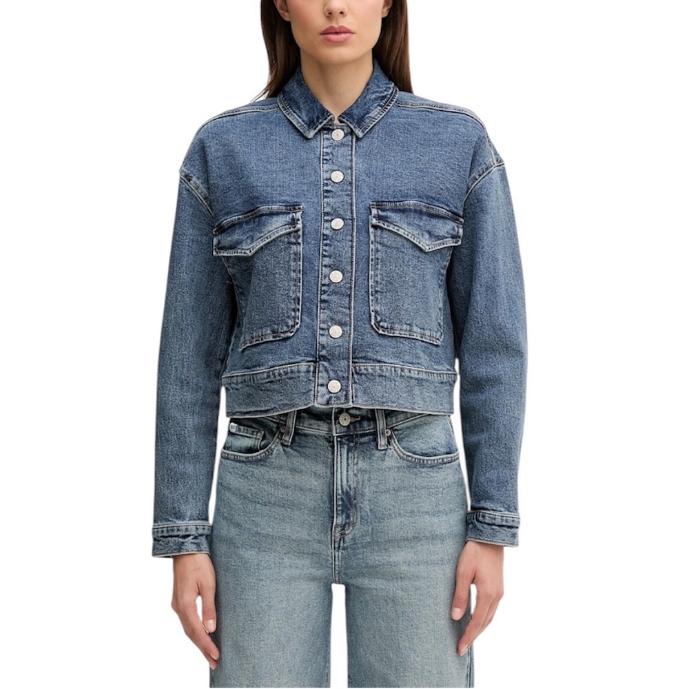 DKNY</br>DKNY DJ5J6122-YJQ Γυναικείο Μπουφάν Τζιν Μπλε