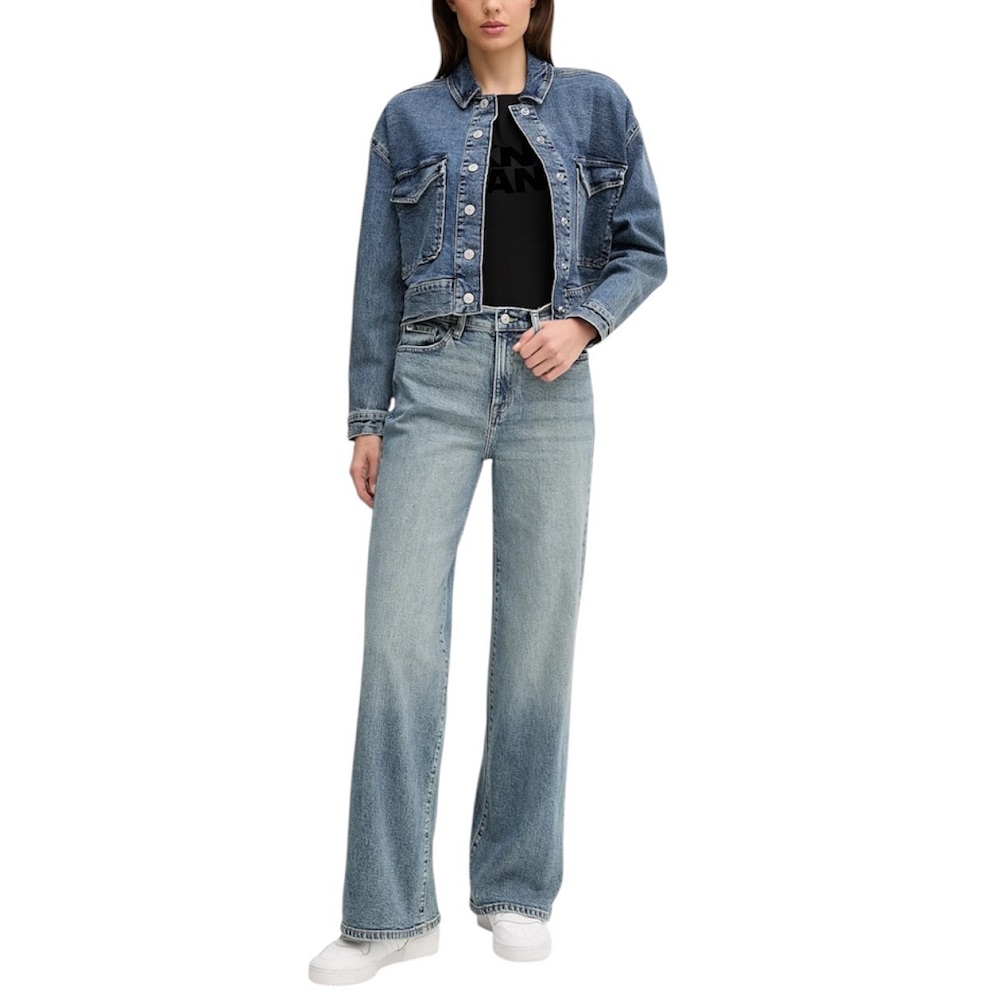 DKNY</br>DKNY DJ5J6122-YJQ Γυναικείο Μπουφάν Τζιν Μπλε