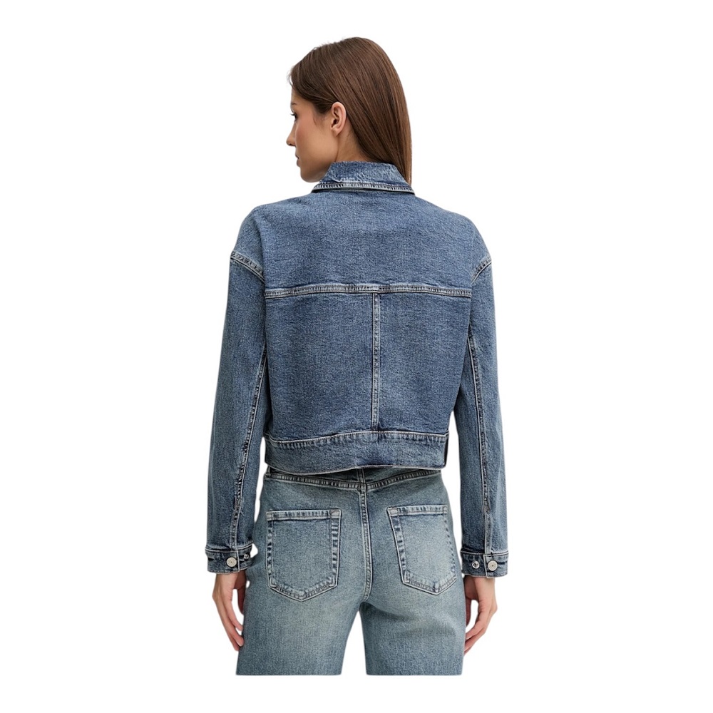 DKNY</br>DKNY DJ5J6122-YJQ Γυναικείο Μπουφάν Τζιν Μπλε