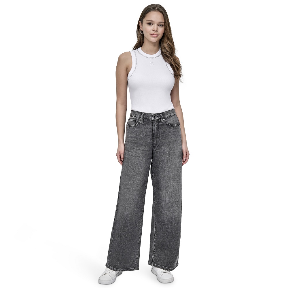 DKNY</br>DKNY DJ5M4076-PVM Γυναικείο Παντελόνι Τζιν Μαύρο DKNY</br>DKNY DJ5M4076-PVM Γυναικείο Παντελόνι Τζιν Μαύρο
