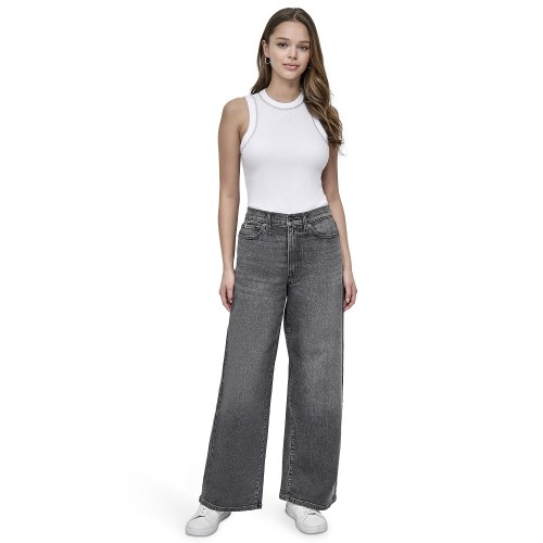 DKNY DJ5M4076-PVM Γυναικείο Παντελόνι Τζιν Μαύρο DKNY DJ5M4076-PVM Γυναικείο Παντελόνι Τζιν Μαύρο