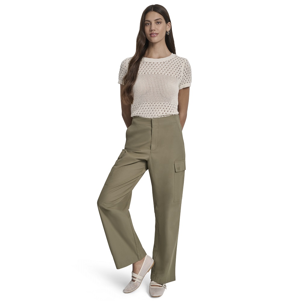 DKNY</br>DKNY DJ5P3073-KJ5 Γυναικείο Παντελόνι Cargo Χακί