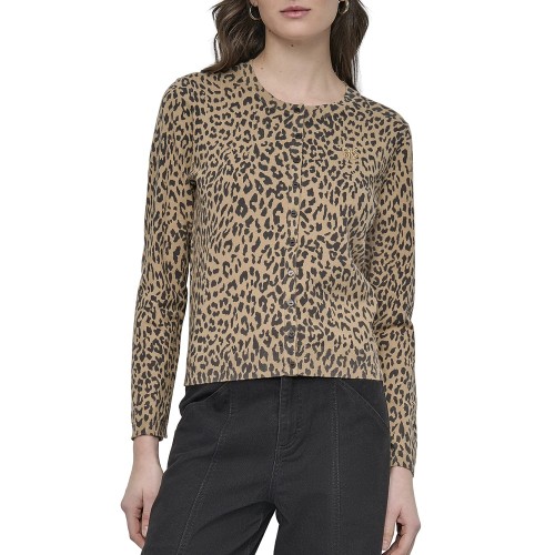 DKNY DJ5R0648-JFW Γυναικεία Ζακέτα Μπεζ DKNY DJ5R0648-JFW Γυναικεία Ζακέτα Μπεζ