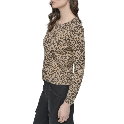 DKNY DJ5R0648-JFW Γυναικεία Ζακέτα Μπεζ DKNY DJ5R0648-JFW Γυναικεία Ζακέτα Μπεζ