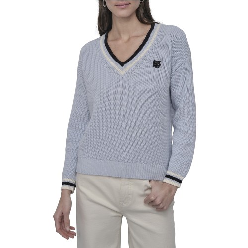 DKNY DJ5R0730-EIM Γυναικείο Πουλόβερ Σιέλ DKNY DJ5R0730-EIM Γυναικείο Πουλόβερ Σιέλ