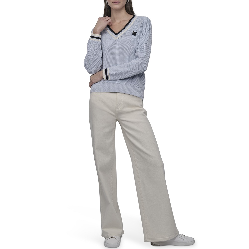 DKNY</br>DKNY DJ5R0730-EIM Γυναικείο Πουλόβερ Σιέλ DKNY</br>DKNY DJ5R0730-EIM Γυναικείο Πουλόβερ Σιέλ