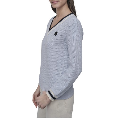 DKNY DJ5R0730-EIM Γυναικείο Πουλόβερ Σιέλ DKNY DJ5R0730-EIM Γυναικείο Πουλόβερ Σιέλ