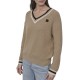 DKNY</br>DKNY DJ5R0730-JFW Γυναικείο Πουλόβερ Μπεζ DKNY</br>DKNY DJ5R0730-JFW Γυναικείο Πουλόβερ Μπεζ