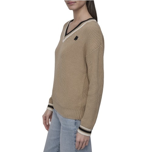 DKNY DJ5R0730-JFW Γυναικείο Πουλόβερ Μπεζ DKNY DJ5R0730-JFW Γυναικείο Πουλόβερ Μπεζ