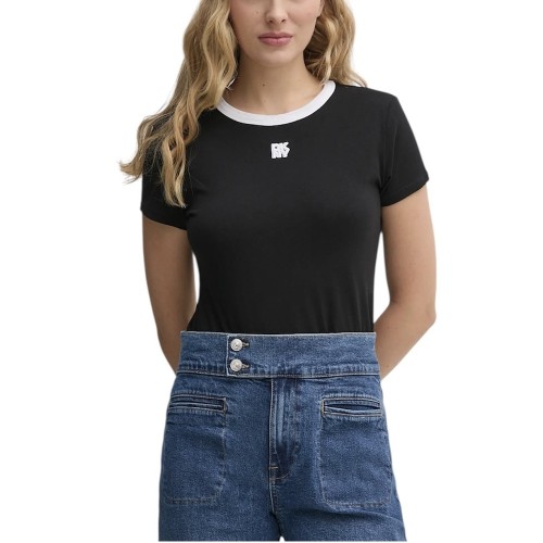 Γυναικείο T-shirt Μαύρο/Λευκό DJ5T1340-BLW Dkny Γυναικείο T-shirt Μαύρο/Λευκό DJ5T1340-BLW Dkny